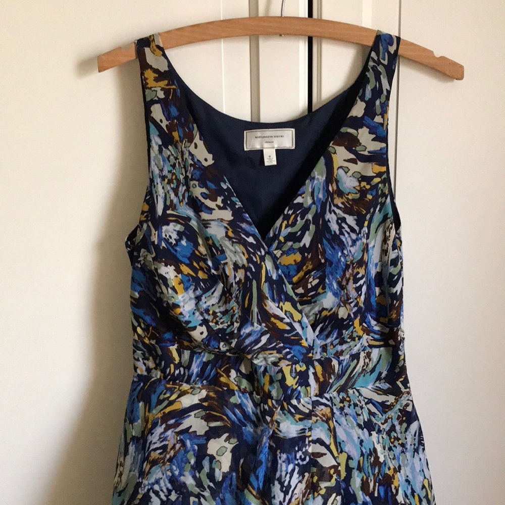 Anthropologie Moulinette Soeurs blue marble dress0